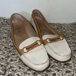 G.H. Bass & Co. Kacey loafers with linked chain on toes